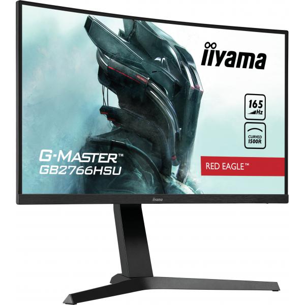 Iiyama G-MASTER GB2766HSU-B1 LED display 68,6 cm [27] 1920 x 1080 Pixel Full HD Nero (27 GB2766HSU-B1 Monitor - 27Black LED Monitor HD Ready Speakers Height Adjustable DisplayPort USB and HDMI.)Iiyama4948570118878GB2766HSU-B1