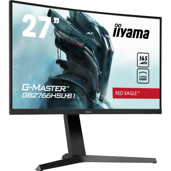 Iiyama G-MASTER GB2766HSU-B1 Monitor PC 68,6 cm [27] 1920 x 1080 Pixel Full HD LED Nero (27IN LD 16:9 GB2766HSU-B1 - 1920X1080 3000:1 1MS HDMI/DP/USB)IiyamaGB2766HSU-B1