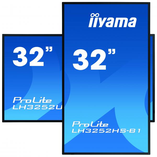 Iiyama LH3252HS-B1 visualizzatore di messaggi Pannello piatto per segnaletica digitale 80 cm [31.5] IPS 400 cd/m Full HD Nero Processore integrato Android 8.0 (iiyama ProLite LH3252HS-B1 - 32 Categoria diagonale [31.5 visualizzabile] Display LCD retr...