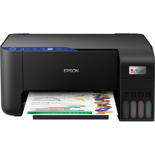 Epson EcoTank ET-2811 stampante multifunzione inkjet 3-in-1 A4, serbatoi ricaricabili alta capacità, 4 flaconi inclusi pari a 3600pag B/N 6500pag colore, Wi-FI Direct, USB (Epson EcoTank ET-2811 [3in1])EpsonC11CJ67404