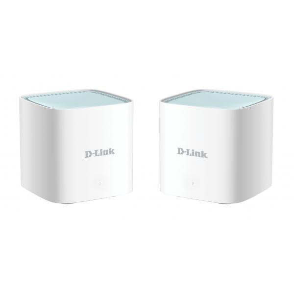 D-Link EAGLE PRO AI AX1500 Dual-band [2.4 GHz/5 GHz] Wi-Fi 6 [802.11ax] Bianco 1 Interno (EAGLE PRO AI AX1500 Mesh - System - 2 Pack - Warranty: 24M)D-linkM15-2
