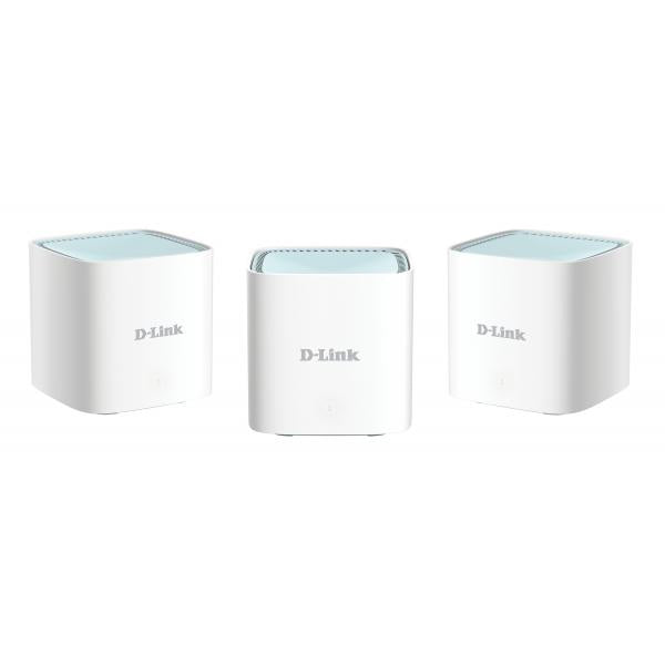 D-Link EAGLE PRO AI AX1500 Dual-band [2.4 GHz/5 GHz] Wi-Fi 6E [802.11ax] Bianco 1 Interno (EAGLE PRO AI AX1500 Mesh - System - 3 Pack - Warranty: 24M)D-link0790069461217M15-3