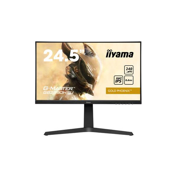 Iiyama G-MASTER GB2590HSU-B1 Monitor PC 62,2 cm [24.5] 1920 x 1080 Pixel Full HD LED Nero (24.5 G-Master GB2590HSU-B1 Monitor - 24.5 Black G-Master Gold Phoenix Gaming Monitor Height Adjustable DisplayPort USB and HDMI)IiyamaGB2590HSU-B1