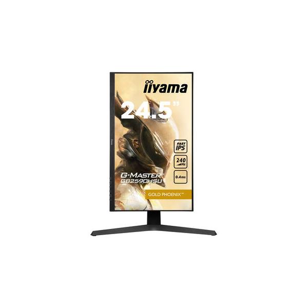 Iiyama G-MASTER GB2590HSU-B1 Monitor PC 62,2 cm [24.5] 1920 x 1080 Pixel Full HD LED Nero (24.5 G-Master GB2590HSU-B1 Monitor - 24.5 Black G-Master Gold Phoenix Gaming Monitor Height Adjustable DisplayPort USB and HDMI)IiyamaGB2590HSU-B1