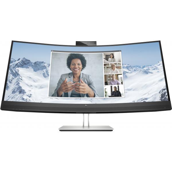 HP Monitor per video conferenze con schermo curvo E34m G4 USB-C WQHD (E34m G4 34inch WQHD Curved - Display 3440x1440 Webcam HDMI - USB-C USB hub DisplayPort - Warranty: 12M)Hp40Z26AA#ABB