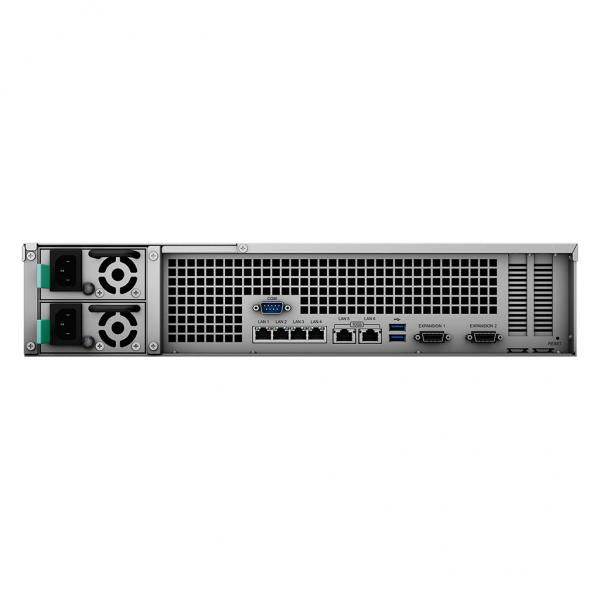 Synology RackStation RS3621xs+ NAS Armadio [2U] Intel Xeon D D-1541 8 GB DDR4 192 TB HDD DiskStation Manager Nero (Synology RS3621XS+/192TB-HAT5300)Synology5051868180408RS3621XS+/192TB-HAT5300