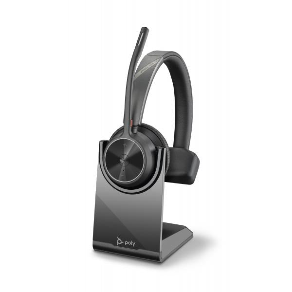 POLY Voyager 4310 UC Auricolare Wireless A Padiglione Ufficio USB tipo A Bluetooth Base di ricarica Nero (Voyager 4310 UC Headset - Wireless Head-band Offic POLY - Voyager 4310 UC, Wireless, Office/Call center, 122 g, Headset, Black - Warranty: 12M)H...