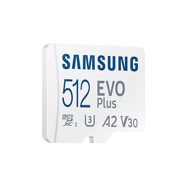 Samsung EVO Plus 512 GB MicroSDXC UHS-I Classe 10 (microSD EVO PLUS 512GB - Class10 Read up to 130MB/s - Warranty: 12M)Samsung8806092411173MB-MC512KA/EU