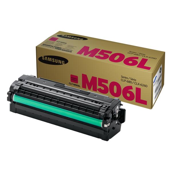 Samsung CLT-M506L cartuccia toner 1 pz Originale Magenta (Magenta for CLP-680ND/CLX-6260 - Warranty: 12M)SamsungCLT-M506L/ELS