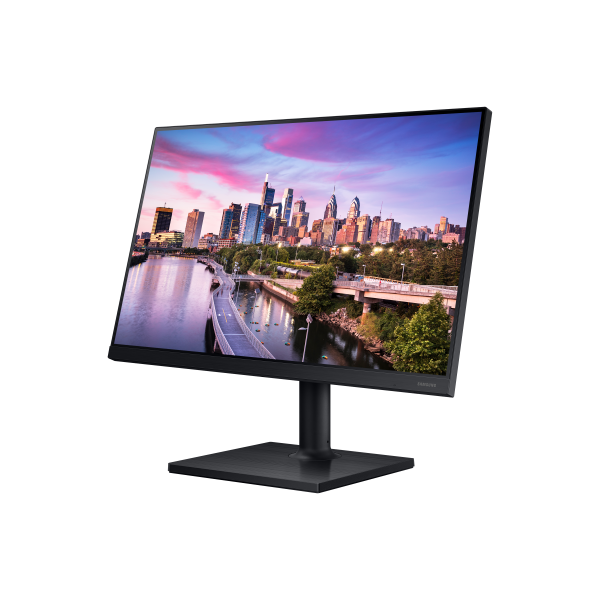 Samsung T45F Monitor PC 61 cm [24] 1920 x 1200 Pixel WUXGA LCD Nero (LF24T450GYUXEN 23.8inch 16:10 - Wide WUXGA IPS 5ms Bezel-less - HAS/Swivel/Pivot/Tilt 130mm 2xHDMI/DP USB hub HDMI cable - Warranty: 12M)SamsungLF24T450GYUXEN