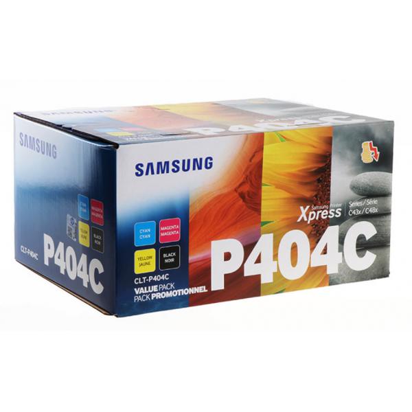 Samsung CLT-P404C cartuccia toner Originale Nero, Ciano, Magenta, Giallo (SL C430/480 RAINBOW - C/M/Y/K - Pages 10000 for C4010, C406x - Warranty: 12M)SamsungCLT-P404C/ELS