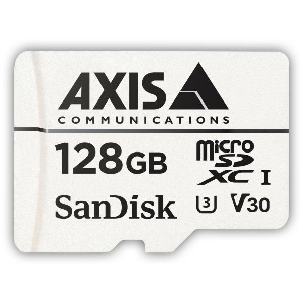 Axis 01678-001 memoria flash 128 GB MicroSDXC Classe 10 (SURVEILLANCE CARD 128 GB 10P - 28 - Warranty: 60M)Axis733102106636601678-001