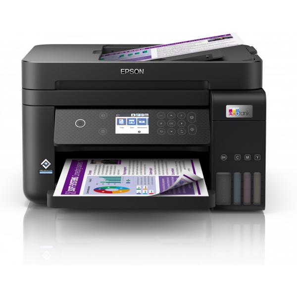 Epson EcoTank ET-3850 Ad inchiostro A4 4800 x 1200 DPI 33 ppm Wi-Fi (Epson EcoTank ET-3850 ET 3850 ET3850 - Multifunction printer - colour - ink-jet - refillable - A4 [media] - up to 15.5 ppm [printing] - 250 sheets - USB, LAN, Wi-Fi - black)Epson871...