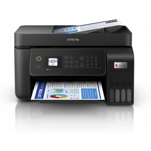 Epson EcoTank ET-4800 Ad inchiostro A4 5760 x 1440 DPI 33 ppm Wi-Fi (Epson EcoTank ET-4800 ET 4800 ET4800 - Multifunction printer - colour - ink-jet - refillable - A4 [media] - up to 10 ppm [printing] - 100 sheets - 33.6 Kbps - USB, LAN, Wi-Fi - blac...