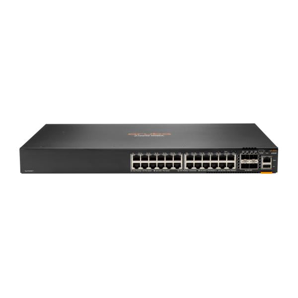 HPE Aruba 6200F 24G Class4 PoE 4SFP+ 370W Gestito L3 Gigabit Ethernet [10/100/1000] Supporto Power over Ethernet [PoE] 1U (Aruba 6200F 24G CL4 PoE 4SFP+ Switch)HpeJL725AR