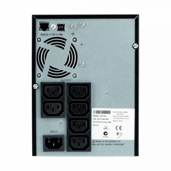 Eaton 5SC750IBS gruppo di continuità [UPS] A linea interattiva 0,75 kVA 525 W 6 presa[e] AC (Eaton 5SC 750i - UPS - AC 220/230/240 V - 525 Watt - 750 VA - 1-phase - 7 Ah - RS-232, USB - output connectors: 6 - black)Eaton35533406204095SC750IBS
