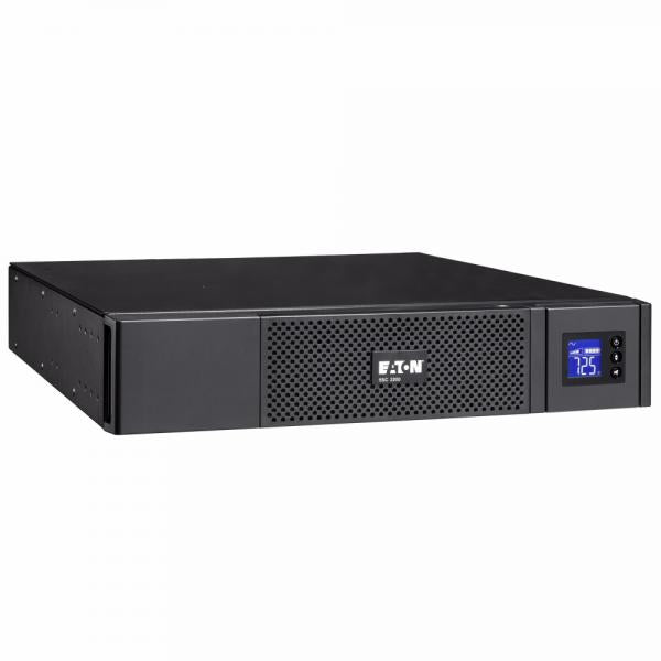 Eaton 5SC2200IRTBS gruppo di continuità [UPS] A linea interattiva 2,2 kVA 1980 W 9 presa[e] AC (Eaton 5SC - UPS [rack-mountable / external] - AC 220/230/240 V - 1980 Watt - 2200 VA - 1-phase - RS-232, USB - output connectors: 9 - 2U - 19 - black)Eato...