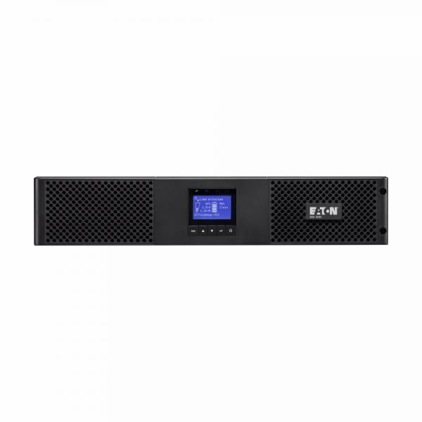 Eaton 9SX1500IRBS gruppo di continuità [UPS] Doppia conversione [online] 1,5 kVA 1350 W 6 presa[e] AC (Eaton 9SX 9SX1500IRBS - UPS [rack-mountable] - AC 200/208/220/230/240 V - 1350 Watt - 1500 VA - 1-phase - 9 Ah - RS-232, USB - output connectors: 6...