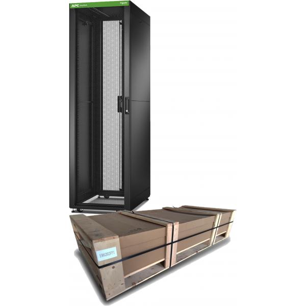 APC Easy Rack 600mm/42U/1000mm , with Roof, Side panel Rack indipendenti Nero (EASY RACK 600MM/42U/1000MM WITH - ROOF SIDE PANEL CASTORS FEET)Apc0731304433170ER6202FP1