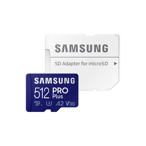 Samsung PRO Plus 512 GB MicroSDXC UHS-I Classe 10 (SD MicroSD Card 512GB Samsung SDXC PRO)Samsung8806092505803MB-MD512KB/WW