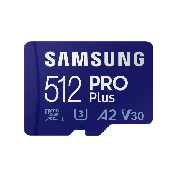 Samsung PRO Plus 512 GB MicroSDXC UHS-I Classe 10 (SD MicroSD Card 512GB Samsung SDXC PRO)Samsung8806092505803MB-MD512KB/WW