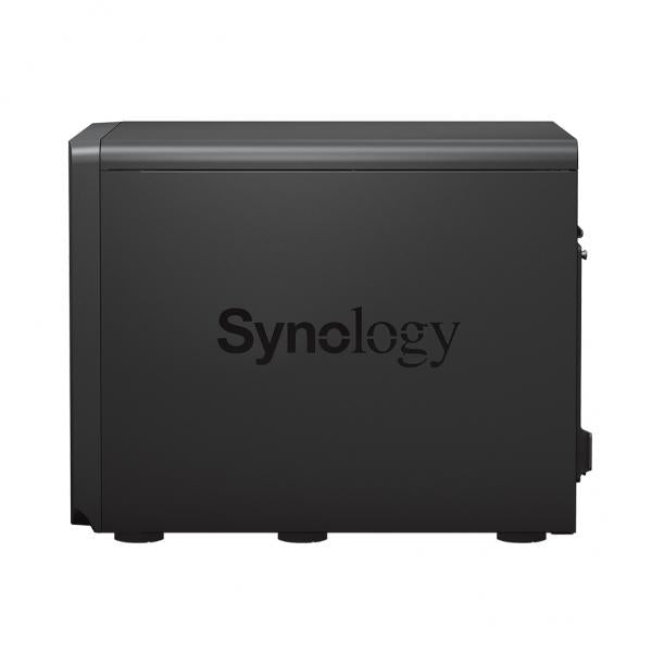 Synology DiskStation DS3622xs+ NAS Tower Intel Xeon D D-1531 16 GB DDR4 0 TB DiskStation Manager Nero (Synology DiskStation DS3622xs+; 12 bay desktop; Intel Xeon D-1531 6-core [12-thread] 2.2 GHz; turbo boost up to 2.7 GHz; 16 GB DDR4 ECC SODIMM [exp...