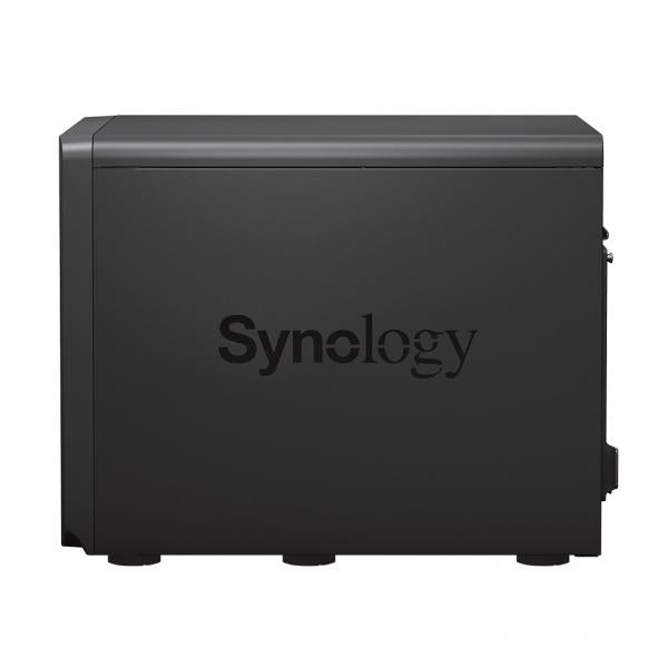 Synology DiskStation DS2422+ server NAS e di archiviazione Tower Ryzen Embedded V1500B 4 GB DDR4 0 TB DiskStation Manager Nero (Synology Disk Station DS2422+ - NAS server - 12 bays - SATA 3Gb/s - RAID 0, 1, 5, 6, 10, JBOD - RAM 4 GB - Gigabit Etherne...