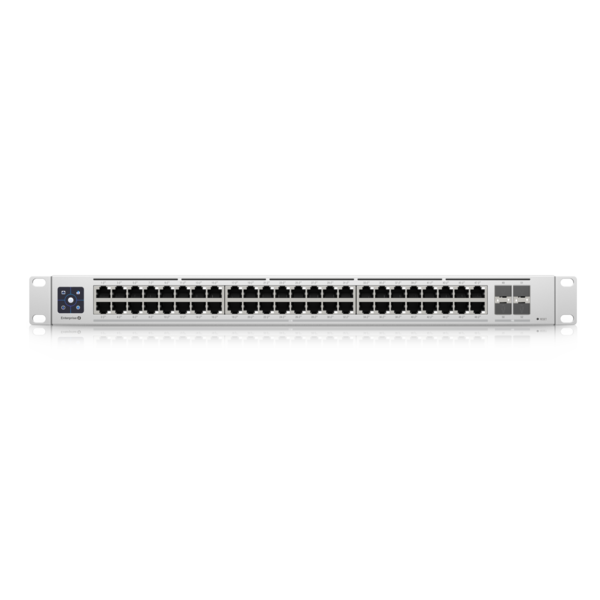 Ubiquiti UniFi USW-ENTERPRISE-48-POE switch di rete Gestito L3 2.5G Ethernet [100/1000/2500] Bianco (Ubiquiti Switch UniFi 48xRJ45 2,5G/4xSFP+ 10G Managed PoE+ 19 Rack-Mountable, 1,3 Touchscreen, 720W PoE+)UbiquitiUSW-ENTERPRISE-48-POE