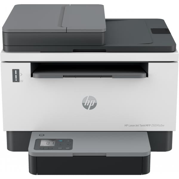 HP LaserJet Tank 2604sdw Wireless Multifunction Bianco e nero Stampante, Fotocopiatrice, scanner; Fronte/retro (Laserjet Tank Mfp 2604Sdw - Printer, Black And White, - Printer For Business, Two-Sided Printing Scan To Email Scan To Pdf - Warranty: 12M...