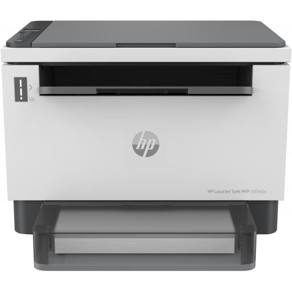 HP LaserJet Tank 2604dw Wireless Multifunction Bianco e nero Stampante, Fotocopiatrice, scanner; Fronte/retro (Laserjet Tank Mfp 2604Dw - Printer, Black And White, - Printer For Business, Wireless Two-Sided Printing Scan To Email Scan To Pdf - Warran...