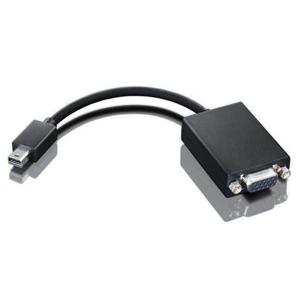 Lenovo 0A36536 cavo e adattatore video VGA [D-Sub] Mini DisplayPort Nero (Mini DisplayPort cable - **New Retail** - Warranty: 12M)Lenovo0A36536