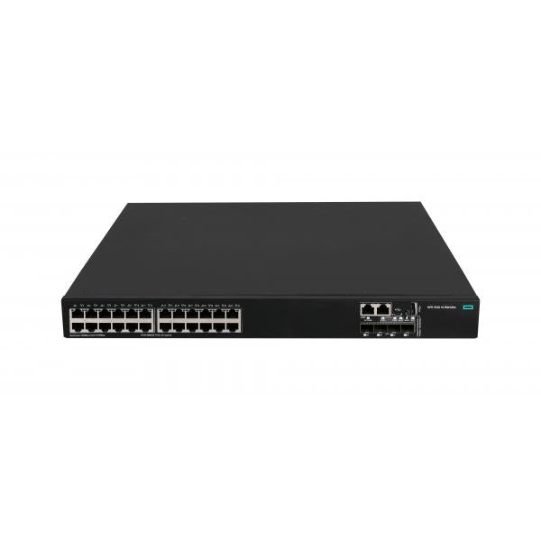 HPE Networking Comware Switch 24 10/100/1000BASE-T 4 10G/1G BASE-X SFP+ 1 Exp 2 Fan Tray 2 PS 5520HI (HPE FlexNetwork 5520HI Managed Gigabit Ethernet)HpeR8M28A