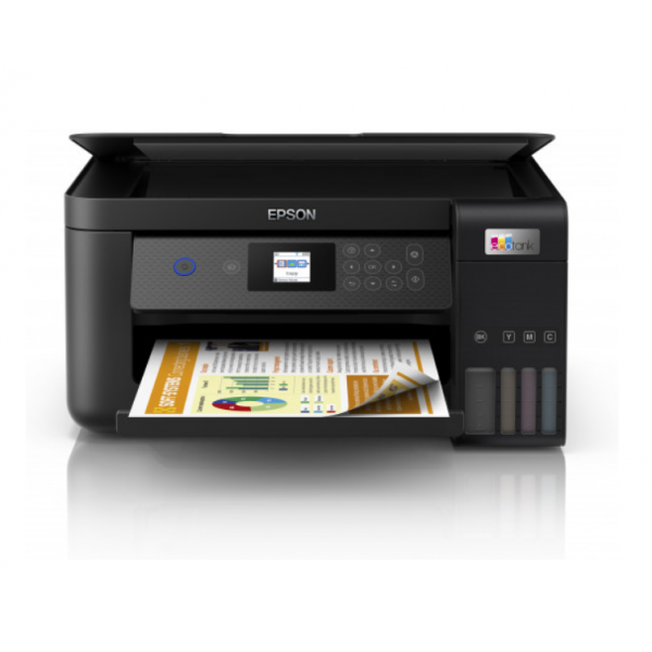 Epson EcoTank ET-2851 Ad inchiostro A4 5760 x 1440 DPI 33 ppm Wi-Fi (Epson EcoTank C11CJ63403 ET-2851 Inkjet Printer, Colour, Wireless, All-in-One, A4, 3.7cm LCD Screen)EpsonC11CJ63403