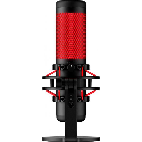 HyperX QuadCast Rosso Microfono per PC (HyperX QuadCast Blk-Rd HyperX-MICQC-BK)Hp4P5P6AA