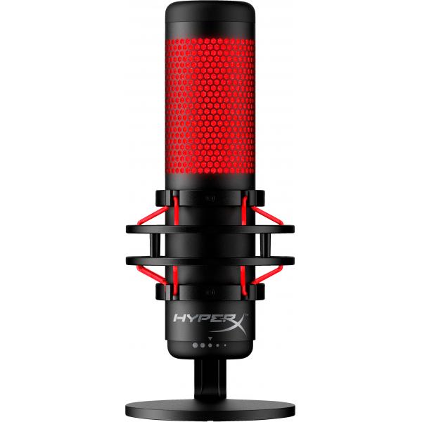 HyperX QuadCast Rosso Microfono per PC (HyperX QuadCast Blk-Rd HyperX-MICQC-BK)Hp4P5P6AA