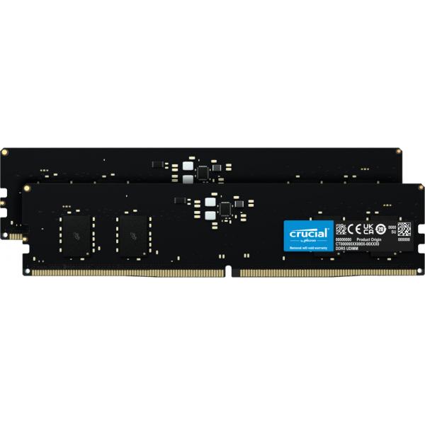 Crucial CT2K8G48C40U5 memoria 16 GB 2 x 8 GB DDR5 288-pin DIMM (Crucial CT2K8G48C40U5 hukommelsesmodul)Crucial0649528905642CT2K8G48C40U5