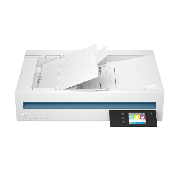 HP ScanJet Enterprise Flow N6600 fnw1 Scanner piano 1200 x 1200 DPI A4 Bianco (Scanjet Enterprise Flow N6600 - Fnw1 Flatbed & Adf Scanner - 1200 X 1200 Dpi A4 White - Warranty: 12M)Hp20G08A