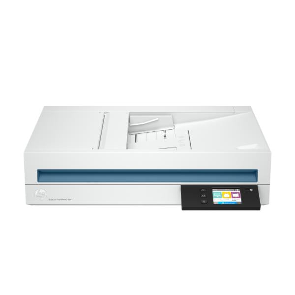 HP ScanJet Pro N4600 fnw1 Scanner a piano e ADF 1200 x 1200 DPI A5 Bianco (Scanjet Pro N4600 Fnw1 - Flatbed & Adf Scanner 1200 X - 1200 Dpi A5 White - Warranty: 12M)Hp20G07A