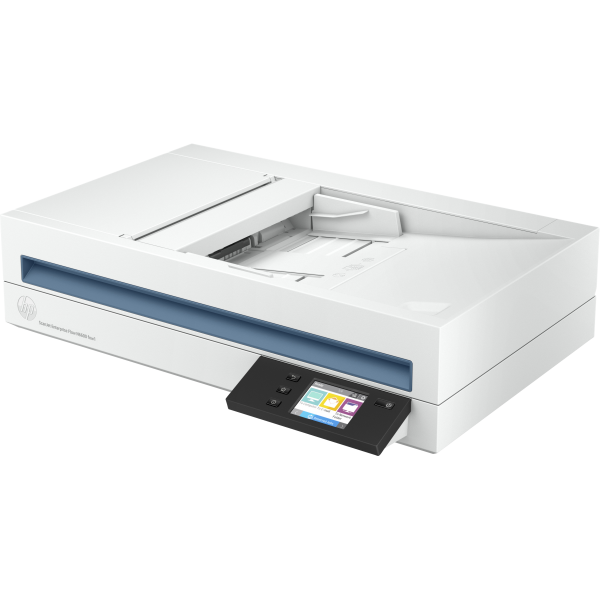 HP Scanjet Enterprise Flow N6600 fnw1 Scanner piano e ADF 1200 x 1200 DPI A4 Bianco (HP ScanJet Enterprise Flow N6600 fnw1 - Scanner documenti - Sensore di immagine a contatto [CIS] - Duplex - A4/Legal - 600 dpi x 600 dpi - fino a 50 ppm [mono] / fin...
