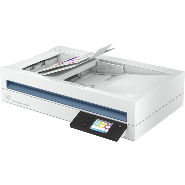 HP ScanJet Enterprise Flow N6600 fnw1 Scanner piano 1200 x 1200 DPI A4 Bianco (HP ScanJet Enterprise Flow N6600 fnw1 - Scanner documenti - Sensore di immagine a contatto [CIS] - Duplex - A4/Legal - 600 dpi x 600 dpi - fino a 50 ppm [mono] / fino a 50...