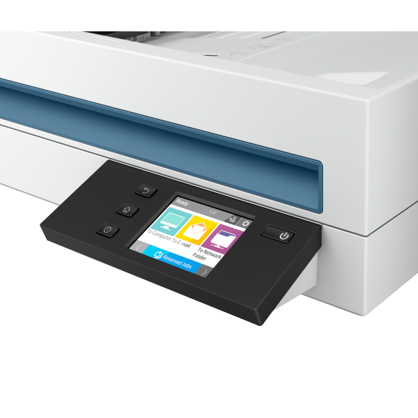 HP ScanJet Pro N4600 fnw1 Scanner piano 1200 x 1200 DPI A5 Bianco (Scanjet Pro N4600 Fnw1 - Flatbed & Adf Scanner 1200 X - 1200 Dpi A5 White - Warranty: 12M)Hp20G07A#B19