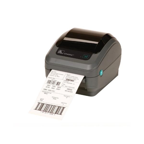 Zebra GK420d stampante per etichette [CD] Termica diretta 203 x 203 DPI 127 mm/s Cablato (GK420 DT 203DPI 10/100 USB - EPL+ZPL II G2 SERIES)ZebraGK42-202220-000