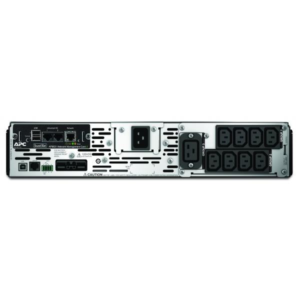 APC Smart-UPS gruppo di continuità [UPS] A linea interattiva 3 kVA 2700 W 9 presa[e] AC (APC Smart-Ups X 3000Va Rack/Tower Lcd 200-240V With Network Card)Apc0731304272694SMX3000RMHV2UNC