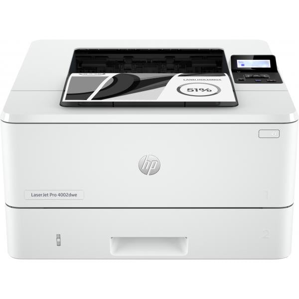 HP LaserJet Pro Stampante 4002dwe (Laserjet Pro Hp 4002Dwe - Printer, Black And White, - Printer For Small Medium Business, Print, Wireless Hp+ Hp Instant Ink Eligible - Warranty: 12M)Hp2Z606E