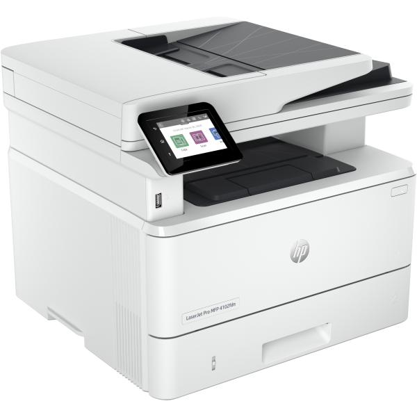 HP LaserJet Pro 4102fdn Multifunction Bianco e nero Stampante, Solo Ethernet; Fotocopiatrice, scanner (Laserjet Pro Mfp 4102Fdn - Printer, Black And White, - Printer For Small Medium Business, Print, Copy, Scan, Fax, Instant Ink Eligible - Warranty: ...