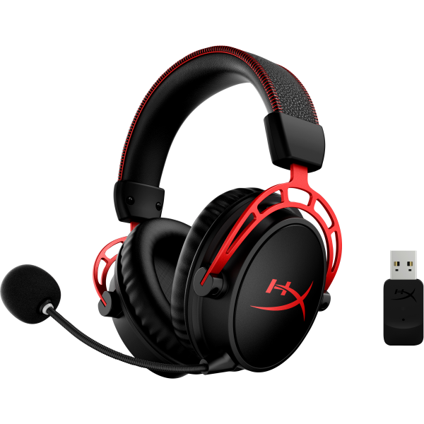 HyperX Cloud Alpha  Cuffie da gaming wireless [nere-rosse] (Hyperx Cloud Alpha W Red Hhsa1 - Warranty: 12M)Hp4P5D4AA