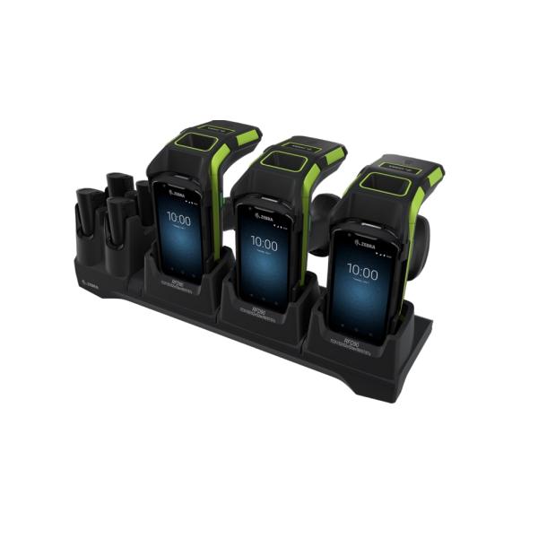 Zebra CR40-3S4T-TC5-G-01 Caricabatterie per dispositivi mobili Computer portatile Nero AC Interno (RFD40 3 DEVICE SLOTS/4 TOASTER - SLOTS CHARGE ONLY CRADLE)Zebra8596375244443CR40-3S4T-TC5-G-01