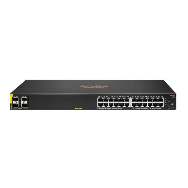HPE Aruba Networking Aruba 6000 24G Class4 PoE 4SFP 370W Gestito L3 Gigabit Ethernet [10/100/1000] Supporto Power over Ethernet [PoE] 1U (ARUBA 6000 24G CL4 4SFP 370W - SWCH)Hpe0190017560465R8N87A#ACD