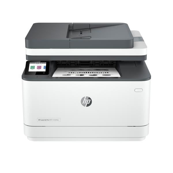 HP LaserJet Pro 3102fdw Wireless Multifunction Bianco e nero Stampante, Fotocopiatrice, scanner; Fronte/retro (Laserjet Pro Mfp 3102Fdw - Printer, Black And White, - Printer For Small Medium Business, Print, Copy, Scan, Fax, Wireless Print From - War...