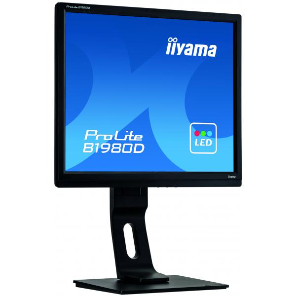 Iiyama ProLite B1980D-B1 Monitor PC 48,3 cm [19] 1280 x 1024 Pixel SXGA LED Nero (iiyama ProLite B1980D-B1 computer monitor 48.3 cm [19'] 1280 x 1024 pixels SXGA LED Black)Iiyama4948570119318B1980D-B1